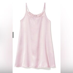 NWOT Luxury Brand PJ Harlow Blush Anne Pajama Lounge Top small satin
